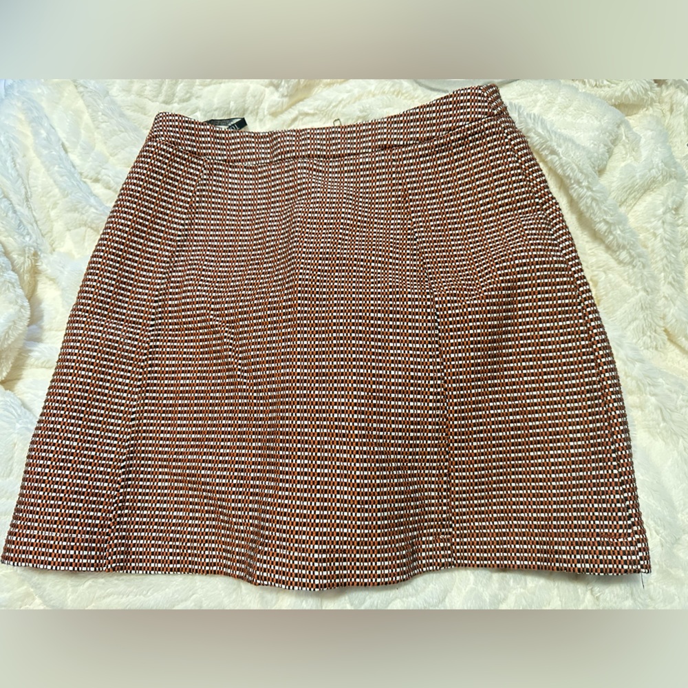 Top Shop Brown Houndstooth Patterned Fabric